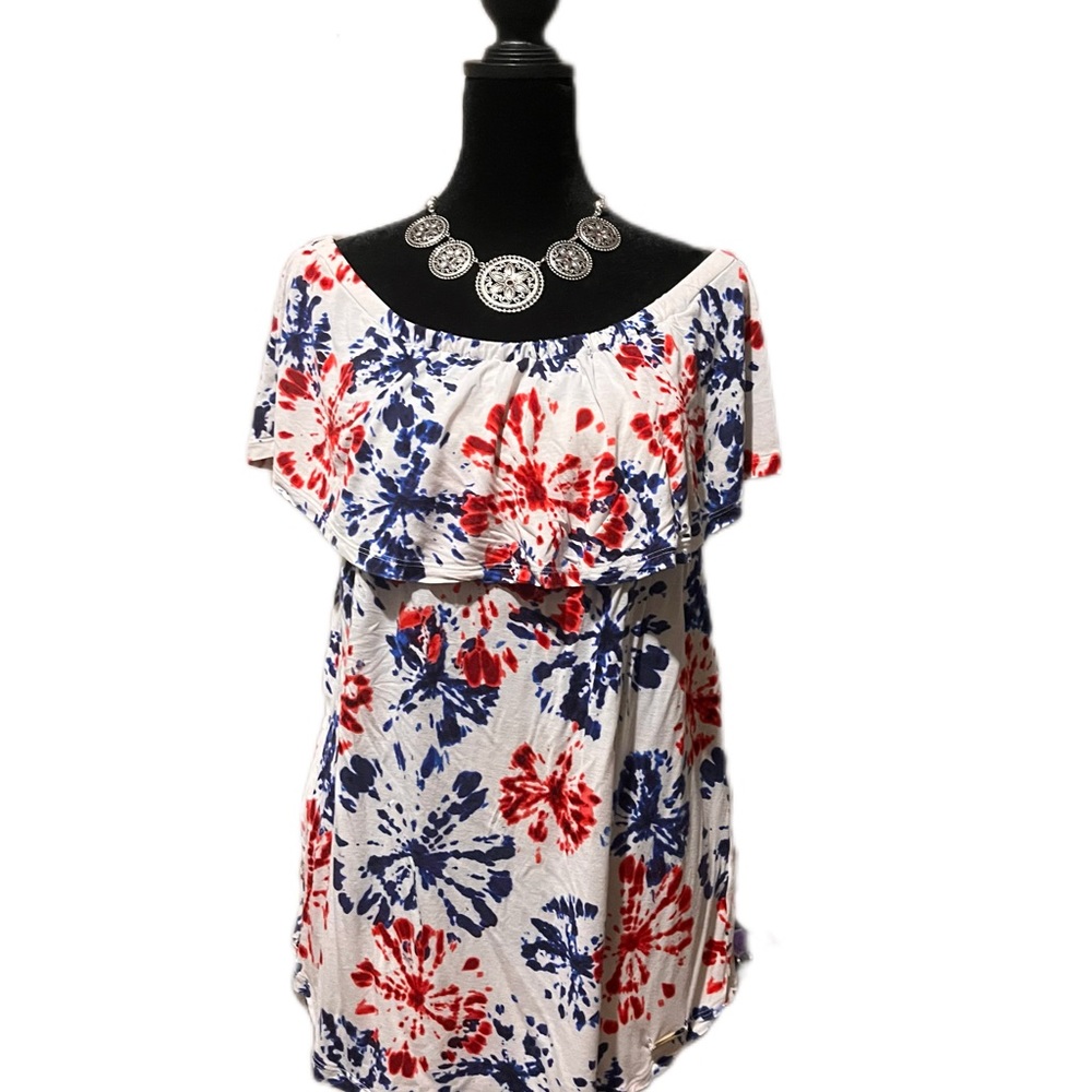 Michael Kors 4th of July blouse Size M